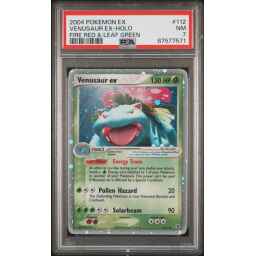 PSA 7 Near Mint - 2004 Pokemon EX Fire Red & Leaf Green Venusaur ex #112
