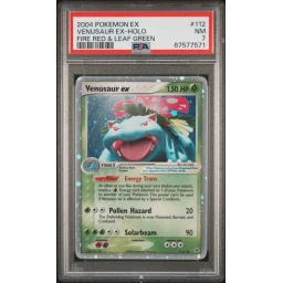 PSA 7 Near Mint - 2004 Pokemon EX Fire Red & Leaf Green Venusaur ex #112