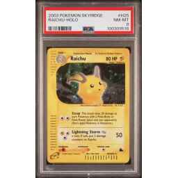 PSA 8 Near Mint - 2003 Pokemon Skyridge Raichu Holo #H25