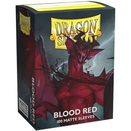 Dragon Shield Standard Sleeves - Matte Blood Red