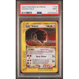 [Tradable] PSA 9 Mint - 2003 Pokemon Skyridge Golem Holo #148