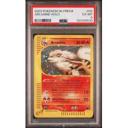 PSA 6 Excellent - 2003 Pokemon Skyridge Arcanine Holo #H2