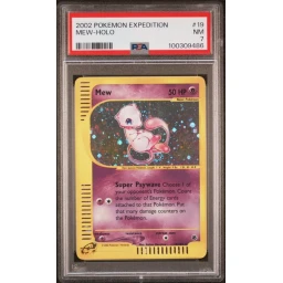 PSA 7 Near Mint - 2002 Pokemon Expedition Mew Holo #19