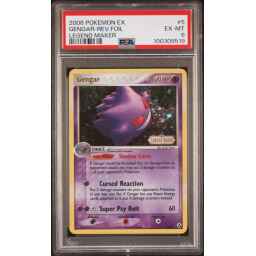 PSA 6 Excellent - 2006 Pokemon EX Legend Maker Gengar Reverse Holo #5