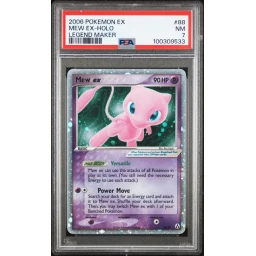 PSA 7 Near Mint - 2006 Pokemon EX Legend Maker Mew ex Holo #88