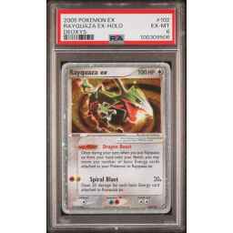PSA 6 Excellent - 2005 Pokemon EX Deoxys Rayquaza ex Holo #102