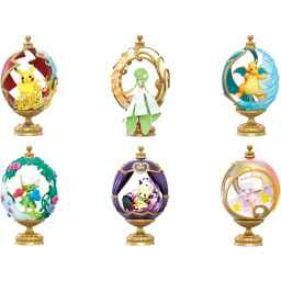 Rement Pokemon Figur - Ovaltique Collection - Complete Set