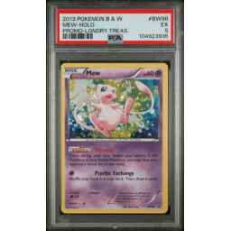 PSA 5 Excellent - 2013 Pokemon Black Star Promo Mew Holo #BW98