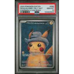 [Auksjon] PSA 10 Gem Mint - 2023 Pokemon Black Star Promo Van Gogh Pikachu with Grey Felt Hat #85