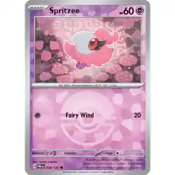Prismatic Evolutions - 038/131 - Spritzee - Poke Ball Holo