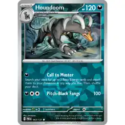 Prismatic Evolutions - 063/131 - Houndoom - Poke Ball Holo