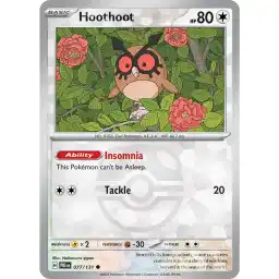 Prismatic Evolutions - 077/131 - Hoothoot - Master Ball Holo