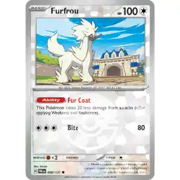 Prismatic Evolutions - 088/131 - Furfrou - Poke Ball Holo
