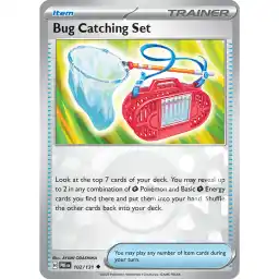 Prismatic Evolutions - 102/131 - Bug Catching Set - Poke Ball Holo