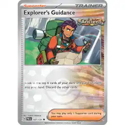 Prismatic Evolutions - 107/131 - Explorer's Guidance - Poke Ball Holo