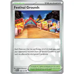 Prismatic Evolutions - 108/131 - Festival Grounds - Poke Ball Holo