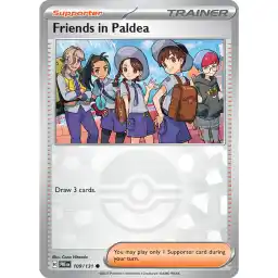 Prismatic Evolutions - 109/131 - Friends in Paldea - Poke Ball Holo