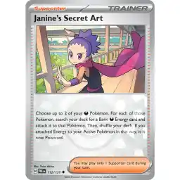 Prismatic Evolutions - 112/131 - Janine's Secret Art - Poke Ball Holo