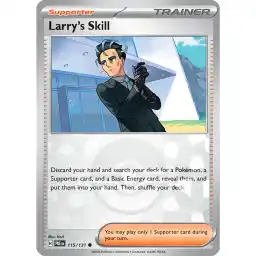 Prismatic Evolutions - 115/131 - Larry's Skill - Poke Ball Holo