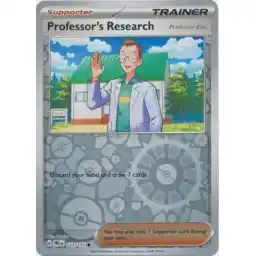 Prismatic Evolutions - 123/131 - Professor's Research [Professor Elm] - Reverse Holo