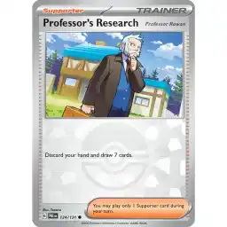Prismatic Evolutions - 124/131 - Professor's Research [Professor Rowan] - Poke Ball Holo