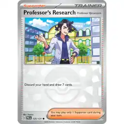 Prismatic Evolutions - 125/131 - Professor's Research [Professor Sycamore] - Poke Ball Holo