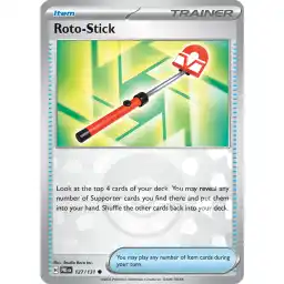Prismatic Evolutions - 127/131 - Roto-Stick - Poke Ball Holo