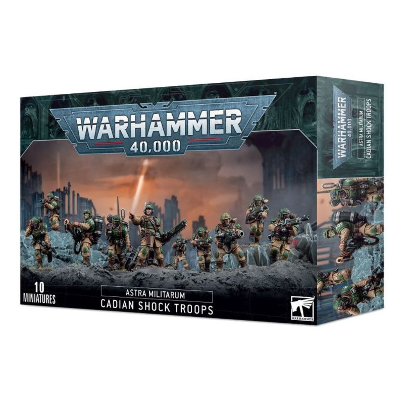 Warhammer 40k Astra Militarum: Cadian Shock Troops