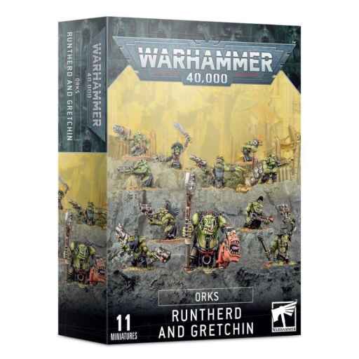 Warhammer 40k Orks: Runtherd and Gretchin