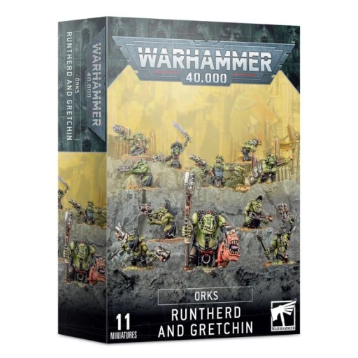 Warhammer 40k Orks: Runtherd and Gretchin