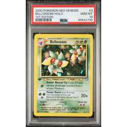 PSA 10 Gem Mint - 2000 Pokemon Neo Genesis Bellossom Holo 1st Ed #3