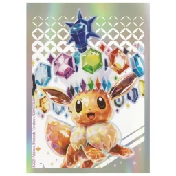 Pokemon Prismatic Evolutions Tera Eevee Sleeves - 65 pack