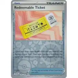 Journey Together - 156/159 - Redeemable Ticket - Reverse Holo