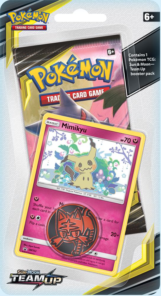 [Auksjon] Pokemon Team Up 1-Pack Blister Mimikyu Promo