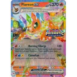 Prismatic Evolutions - 014/131 - Flareon ex (Stamped Promo)