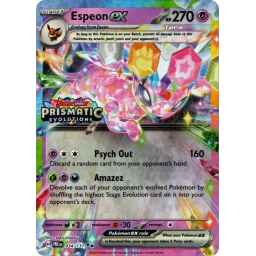 Prismatic Evolutions - 034/131 - Espeon ex (Stamped Promo)