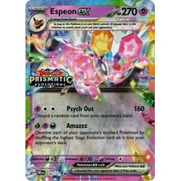 Prismatic Evolutions - 034/131 - Espeon ex (Stamped Promo)