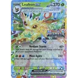 Prismatic Evolutions - 006/131 - Leafeon ex (Stamped Promo)