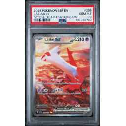 PSA 10 Gem Mint - 2024 Pokemon Surging Sparks Latias EX Special Illustration Rare #239
