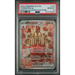 PSA 10 Gem Mint - 2024 Pokemon Stellar Crown Hydrapple ex Special Illustration Rare #167