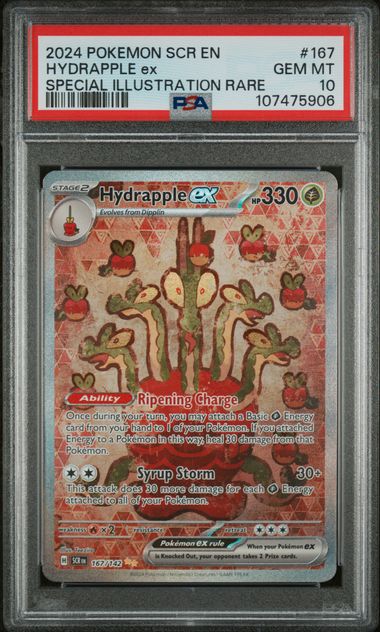 PSA 10 Gem Mint - 2024 Pokemon Stellar Crown Hydrapple ex Special Illustration Rare #167