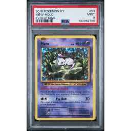 PSA 9 Mint - 2016 Pokemon XY Evolutions Mew Holo #53