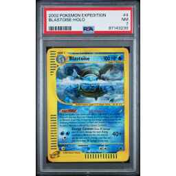 PSA 7 Near Mint - 2002 Pokemon Expedition Blastoise Holo #4
