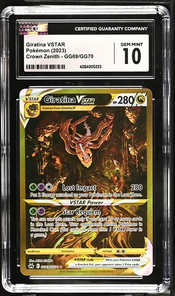 [Auksjon] CGC 10 Gem Mint – 2023 Pokemon Crown Zenith Giratina VSTAR #GG69