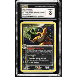 CGC 8 Near Mint - 2004 Pokemon Team Rocket Returns Dark Dragonite Reverse Holo #15