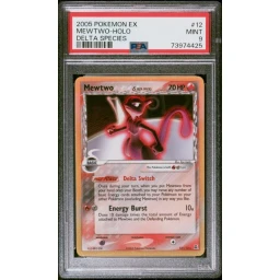 [Auksjon] PSA 9 Mint - 2005 Pokemon EX Delta Species Mewtwo Holo #12