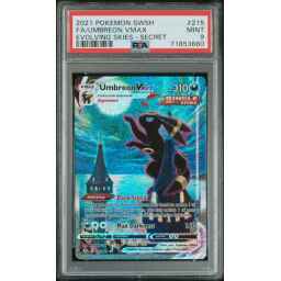 [Tradable] PSA 9 Mint - 2021 Pokemon Evolving Skies Umbreon VMAX #215
