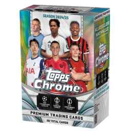 Topps Chrome UEFA Club Competitions Value Box 24/25
