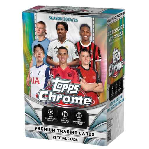 Topps Chrome UEFA Club Competitions Value Box 24/25