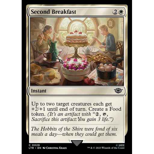 The Lord of the Rings: Tales of Middle-earth - 29 - Second Breakfast - Common - W - Non-foil